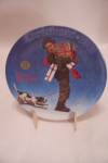 Wrapped Up In Christmas By Norman Rockwell Plate
