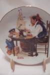 Click to view larger image of For A Good Boy By Norman Rockwell Collector Plate (Image2)