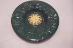 Green Zodiac Sign Handmade Ceramic Art Ash Tray