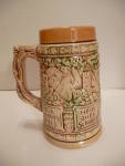 Click to view larger image of Porcelain German Motif Beer Stein (Image2)