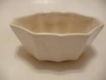 Click to view larger image of McCoy White Pottery Footed 10-Sided Planter (Image2)