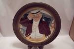 Click to view larger image of Mr. Pickwick Collector Plate With Wood Frame (Image1)