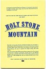 'Holy Stone Mountain' rare vintage book