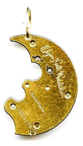 Steampunk antique pocket watch parts necklace pendant (Image1)