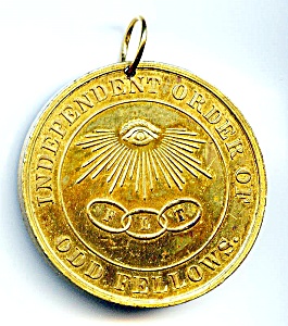 Odd Fellows James B. Nicholson medallion (Image1)