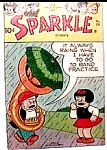 Click here to enlarge image and see more about item cm10: Vintage Sparkle comic  Nancy, Sluggo, li'l Abner, 1954