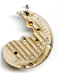 Steampunk antique pocket watch parts necklace pendant