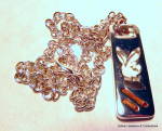 Playboy bunny vintage pendant and chain