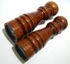 Click to view larger image of Vintage wooden salt and pepper shakers (Image3)