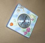 Click to view larger image of Vintage Hull Pottery 4 Seasons Sessions Mod W Clock (Image2)