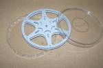 Click here to enlarge image and see more about item PLreelasm7: Regular 8m Metal Movie Reel 7 Inch 400 ft w/Plastic Can