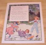 Click to view larger image of Willie Boy & Three Children 1915 Mother Goose Book Print Volland Ed (Image2)