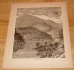 Click here to enlarge image and see more about item 1427: Antique 1885 Book Print, Preston Ponds, Andirondack Mtns., New York
