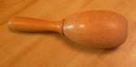 Click to view larger image of Vintage Wood Sock Darner Darning Egg About 6 Inches Light Tan Color (Image3)