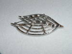 Click to view larger image of Trifari Vintage Signed Costume Jewelry Pin Brooch Silver-tone Metal (Image5)