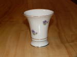 Click to view larger image of Vintage Schumann China Arzberg Germany Purple Violets Vase Flowers (Image3)