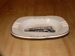 Click to view larger image of Vtg Souvenir China Large Ashtray Train Locomotive Railroad PA 7 In. (Image4)