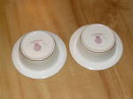 Click to view larger image of 1914 Antique Royal Worcester China Pair Ramekin Cups Ovington Bros NY (Image7)