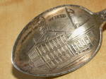 Click here to enlarge image and see more about item 2213: Antiq Sterling Souvenir Spoon Boston MA Faneuil Hall Old South Church