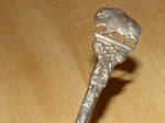 Click to view larger image of Sterling Souvenir Spoon Buffalo NY Soldiers & Sailors Monument Tanke (Image6)