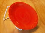 Click to view larger image of Original Red Fiesta Pottery Fiestaware Plate 6.25 In. B&B Dessert (Image6)