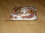 Click to view larger image of Vintage Royal Crown Derby Olde Avesbury Trinket Cigarette Box Lid Only (Image5)