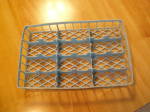 Click to view larger image of 2 Vintage Matchbox Hot Wheels Storage Case Divided Trays Blue Plastic (Image5)