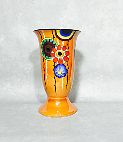 Noritake Deco wild abstract vase 6 1/4 (Image1)