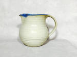 Click to view larger image of George Scatchard blue glazed signed jug (Image3)