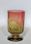 Click to view larger image of Amberina art glass footed toothpick holder (Image2)