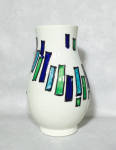 Click here to enlarge image and see more about item 7881: Bagni Rosenthal-Netter Green Blue Spiral Vase