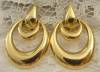 Click to view larger image of Stylish Double Draped Earrings by Napier (Image3)