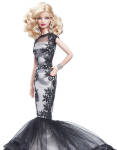 Click to view larger image of Classic Evening Gown Barbie Doll Platinum Label (Image2)