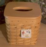 Click to view larger image of Longaberger Tall Tissue Basket with Lid Set (Image1)