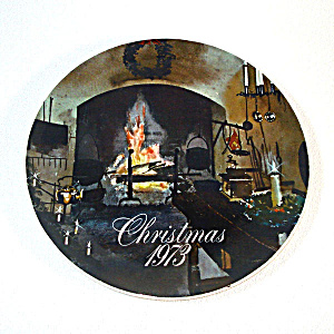 1973 Smuckers Christmas Collector Plate, 2nd In Series
