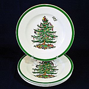 Spode Christmas Tree Salad Plates Set of 4 (Image1)