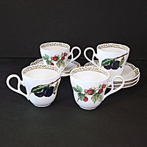 Noritake Royal Orchard 4 Cup and Saucer Sets (Image1)