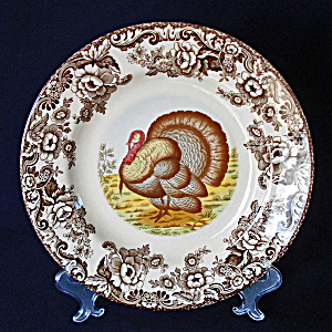Spode Woodland Turkey Dinner Plate (Image1)