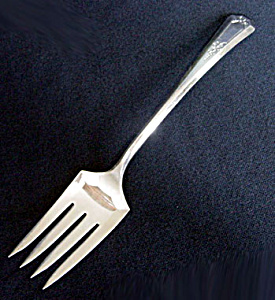 La France Silverplate Cold Meat Serving Fork By Wm. Rogers