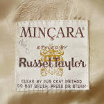 Click to view larger image of Mincara Faux Fur Honey Mink 3/4 Length Coat (Image5)