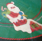 Click to view larger image of Bucilla Santas Journey Beaded Stitchery Christmas Tree Skirt Kit (Image5)