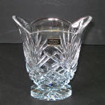 Click here to enlarge image and see more about item 15090: Noritake West Germany Lead Crystal Fan Vase
