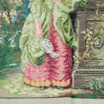 Click to view larger image of Elegant Lady Large Needlepoint Wall Tapestry Finished (Image3)