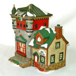 Click to view larger image of Candle Shop Christmas Village Lighted House Heartland Valley (Image4)