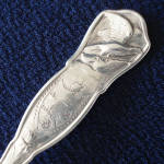 Click to view larger image of Oregon Antique Silverplate Souvenir Spoon 1881 Rogers (Image2)