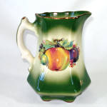 Click to view larger image of Mayfayre Pottery English Fruits Pitcher (Image2)