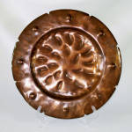 Click here to enlarge image and see more about item 15545: Hand Wrought Copper Tray or Charger