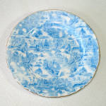 Click to view larger image of Blue White 21 Piece Antique Austrian Child's Toy Tea Set (Image4)