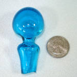 Click to view larger image of Blue Perfume or Bottle Replacement Stopper 2-1/2 Inches (Image3)