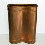Click to view larger image of Solid Copper Umbrella Stand Embossed Grape Clusters (Image2)